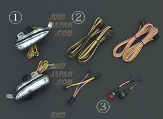 AVEST Vertical Arrow Type ZS Flowing Door Mirror Winker Set Option